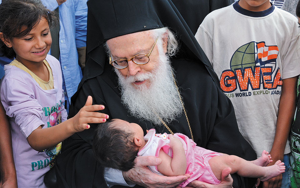 Ο Αρχιεπίσκοπος Αναστάσιος πραγμάτωση της αγάπης για το παιδί